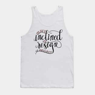 Resign to Maturity Tank Top